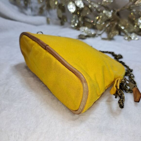 Hermès Bolide Mini Canvas Pouchette with Unbranded Chain Authentic - Picture 11 of 15